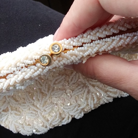 Stunning beaded evening bag - Picture 2 of 5